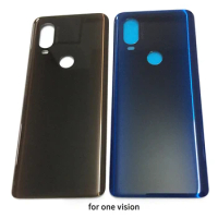 For Motorola Moto One Vision Back Battery Cover Housing Rear Back Cover Housing Case Repair Parts