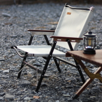 戶外露營折疊椅野營椅可拆卸鋁合金帆布野餐椅子
