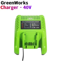 40V Lithium Ion Battery Charger 29482 Compatible With GreenWorks G40C Tools For G-Max 36V 40V Li-Ion Battery 29472 Power Tools