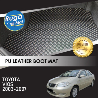 TOYOTA VIOS ( 2003 - 2007 ) Karpet Bonet Kulit PU PREMIUM QUALITY PU Leather Boot Carpet