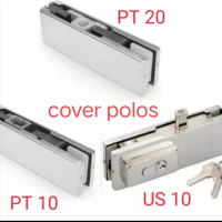 kunci pintu kaca patch fiting us 10 - pt20