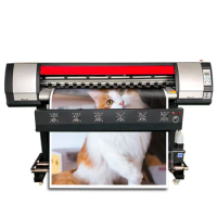110V 220V 1.6M Uv Led Roll To Roll Uv Printer With Xp600 I3200 Head Transparent Sticker Large Format Uv Printer 5Ft
