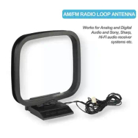 Radio FM/AM Loop Antenna For Sony Sharp Chaine Stereo System Receiver AV Connector Receiver I7D5
