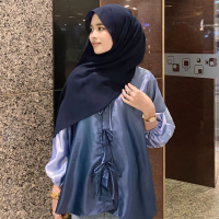 Eudora ombre coquette baggy blouse