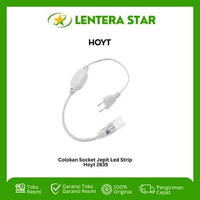 Colokan Socket Jepit Led Strip Hoyt 2835 220V ADAPTOR LAMPU STRIP
