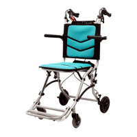 【艾品】輕便輪椅 iC-300藍色 B款【M2WC2110BLU0013】