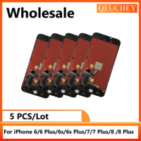 5 Piece/Lot For iPhone 5 / 5C / 5S / 6 / 6 Plus / 6S / 6S Plus / 7 / 7 Plus / 8 / 8 Plus LCD Display Touch Screen Assembly