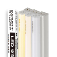 【Everlight 億光】1入組 二代 3呎 LED 支架燈 T5 層板燈(白光/黃光/自然光)