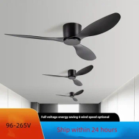96-265V Modern Led Ceiling Fan with Light 42 52 Inch DC Motor 6 Speeds Electric Fan with Remote Low Floor Ceiling Fan Lamps