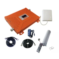 China Professional ManufacturerLCD Display Dual band 3G2100/FDD2600 Signal Booster Amplifier suit
