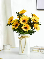 向日葵仿真花假花束客廳插花擺件花藝裝飾品干花瓶家居餐桌花擺設