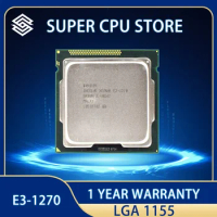 Intel Xeon E3-1270 E3 1270 Processor 8M 80W 3.4 GHz Quad-Core CPU LGA 1155