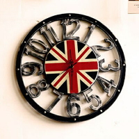時鐘 藝術掛鐘-立體復古美式木質創意壁鐘3色72z41【獨家進口】【米蘭精品】