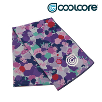 COOLCORE CHILL SPORT 涼感運動巾 花卉紫 GESTURED FLORAL (涼感運動毛巾、降溫、運動、運動巾)