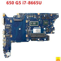 For HP ProBook 650 G5 Laptop Motherboard L58729-001 L58729-601 6050A3028501-MB-A01 W i7-8665U CPU 216-0923020