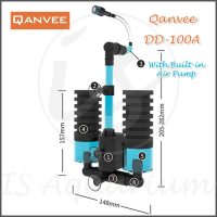 Qanvee DD-100A DD100A Bio Sponge Filter Media Filter Aquascape Filter