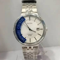 Jam Tangan Alba Pria AS9D83 Silver Original Garansi Resmi