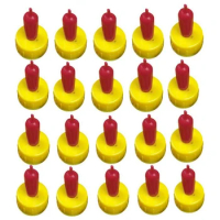 100 Pieces Lamb Teat Feeder Bottle Topper Feeding Milk Drinking For Sheep Goat Pup Dog