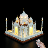 Led Light Kit Building Blocks Architecture Taj Mahal For LEGO 21056 (Only Light Kit Included)