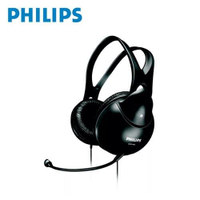 【最高22%回饋 5000點】PHILIP飛利浦 電腦用雙插頭耳罩式耳麥 SHM1900