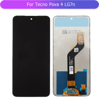 For Tecno Pova 4 LG7n Full LCD display touch screen complete glass digitizer assembly Mobile phone repair replacement