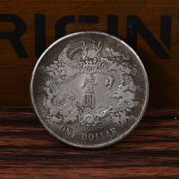 宣統三年大清銀幣壹圓仿古創意中國風擺件復古龍洋小禮品裝飾硬幣