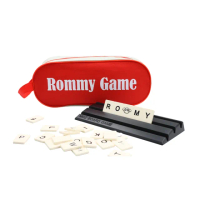 【漫格子】Rommy 數字遊戲 以色列麻將 袋裝大牌英文單字版2-4人(數字遊戲 親子桌遊 以色列麻將)