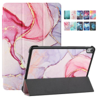 Tablet Cover For iPad Mini 6 5 4 Case Marble Pattern Tri-Fold Leather Cover For iPad Mini 6 Case For iPad Mini 6 2021 Cover