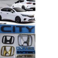 CITY GN2 GN5 SEDAN Black Chrome Gold Matte Black Glossy Black Emblem Logo Accessories Car Aksesori A