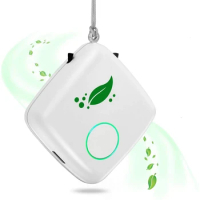 Personal Wearable Air Purifier Necklace Mini Portable Air Freshner Ionizer Negative Ion Generator For Adults &amp; Kids