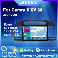 JMANCE For Toyota Camry 5 XV 30 2001 - 2006 Car Radio AI Voice Multimedia Video Player Navigation GPS Android No 2din 2 Din DVD
