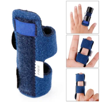 2023 Aluminium Finger Splint Fracture Protection Brace Corrector Support With Adjustable Tape Bandage Finger Support
