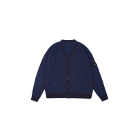 W.Essentiels Calatrava Universite Monogram Oversize Knitwear Cardigan Navy