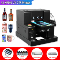 A4 UV Flatbed Printer LED UV Printer Machine A4 impresora uv For Phone case Glass Bottle Holder Acrylic UV Printing Machine A4