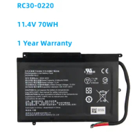 New RC30-0220 RZ09-0220 11.4V 75WH Battery For Razer Blade Pro 17 GTX 1060 RTX 2060 RTX 2070 RTX 2080 RZ09-02202E75-R3U1