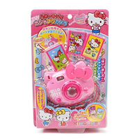 小禮堂 Hello Kitty 造型照相機玩具《附提繩.粉.大臉》適合3歲以上孩童