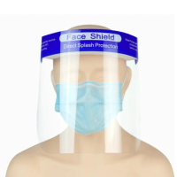 【Docomo】頭戴式透明防護面罩 防疫隔離面罩 全臉防護面具 不起霧 透明面罩 防飛沫防塵防噴濺