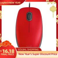 Logitech M110 wired mute mouse