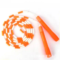Jump Rope Plastic Beaded Segmented Training Workout Skipping Rope