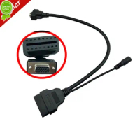 2023 New OBD To 15pin Cable Connector Adapter For Transmitting X431 Pro / Pro3s, X431pro, Pro3, IV, 3G, Pad, Bluetooth