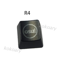 Kok Abs 背光 Osu 鍵帽, 用於 Cherry 鍵盤背光機械鍵盤鍵帽