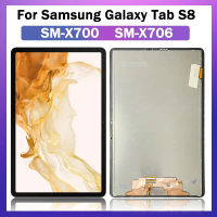 Test For Samsung Tab S8 SM-X700 LCD Touch Screen Digitizer Assembly For Tab S8 5G SM-X706 X706B X7