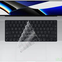for MacBook Pro 14 / MacBook Pro 16 inch 2021 Release Model A2442 A2485 M1 Pro / M1 Max Chip TPU laptop keyboard cover Prorector