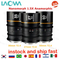 Venus Optics Laowa Nanomorph 1.5X Anamorphic 27mm T2.8 / 35mm T2.4 / 50mm T2.4 for Sony Canon EF Canon RF ARRI PL Leica L MFT