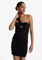 Urban Revivo One Shoulder Ruched Bodycon Dress