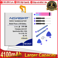 HSABAT 0 Cycle BL-T43 Battery for LG G810, G8S ThinQ, G8S ThinQ Global, LMG810EA, LMG810EAW, LM-G810EAW Replacement Accumulator