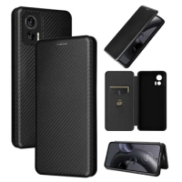 For Motorola Moto Edge 30 Neo Cover Luxury Carbon Fiber Skin Magnetic Adsorption Case For Moto Edge 30 lite Phone Bags