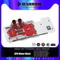 Barrow Full Covered GPU Water Block For ASUS TUF 3090 3080 Gaming Video Card ,VGA Cooler Radiator 5V 3Pin BS-AST3090-PA2