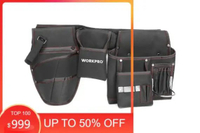 WORKPRO W081013 Double Waist Tool Belt Bag - Tas Pinggang Alat Perkakas