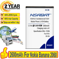 HSABAT 2600mAh BV-6A Battery For Nokia Banana 2060 3060 5250 C5-03 8110 4G
